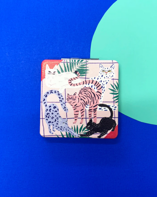Catnip Cute But Psycho Compact Mirror