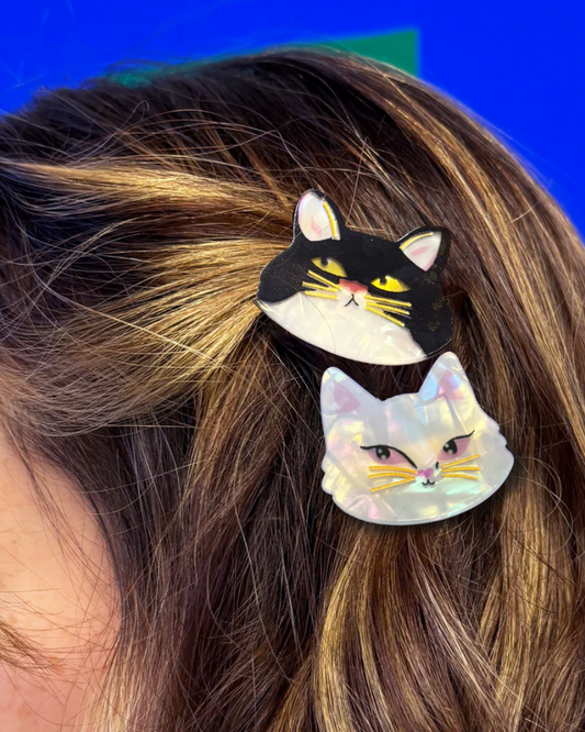 Catnip Cat Hair Clips Set of 2