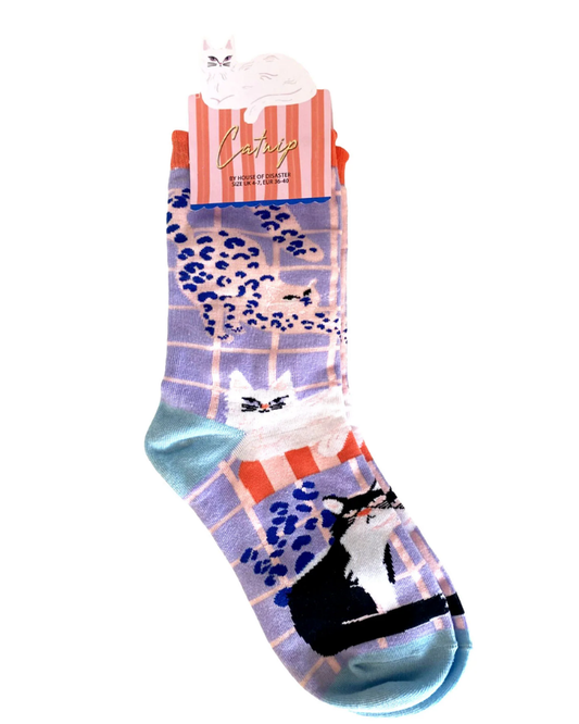 Catnip I Love Cats Unisex Bamboo Socks