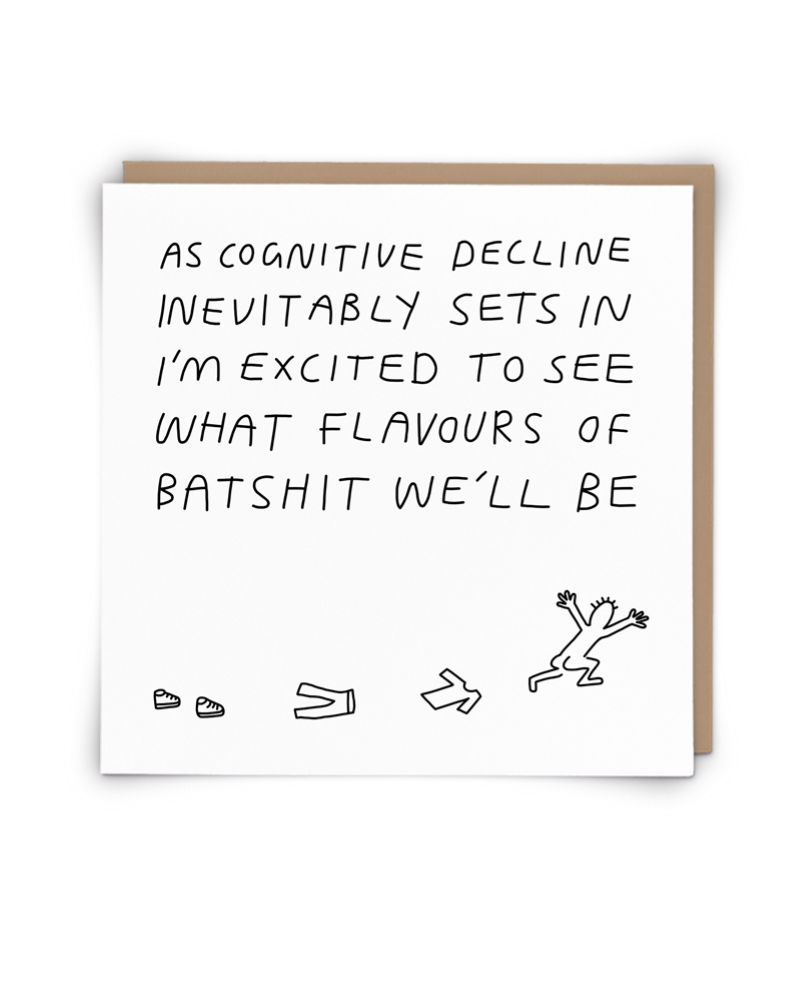 Cognitive Decline Greeting Card