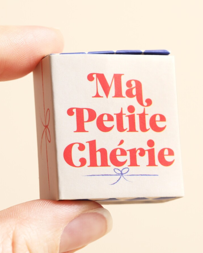 Croissant Ceramic Token In Matchbox