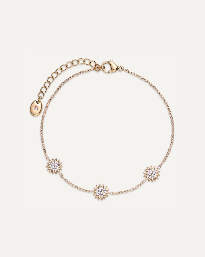 Cyra 3 Diamante Sun Gold Bracelet