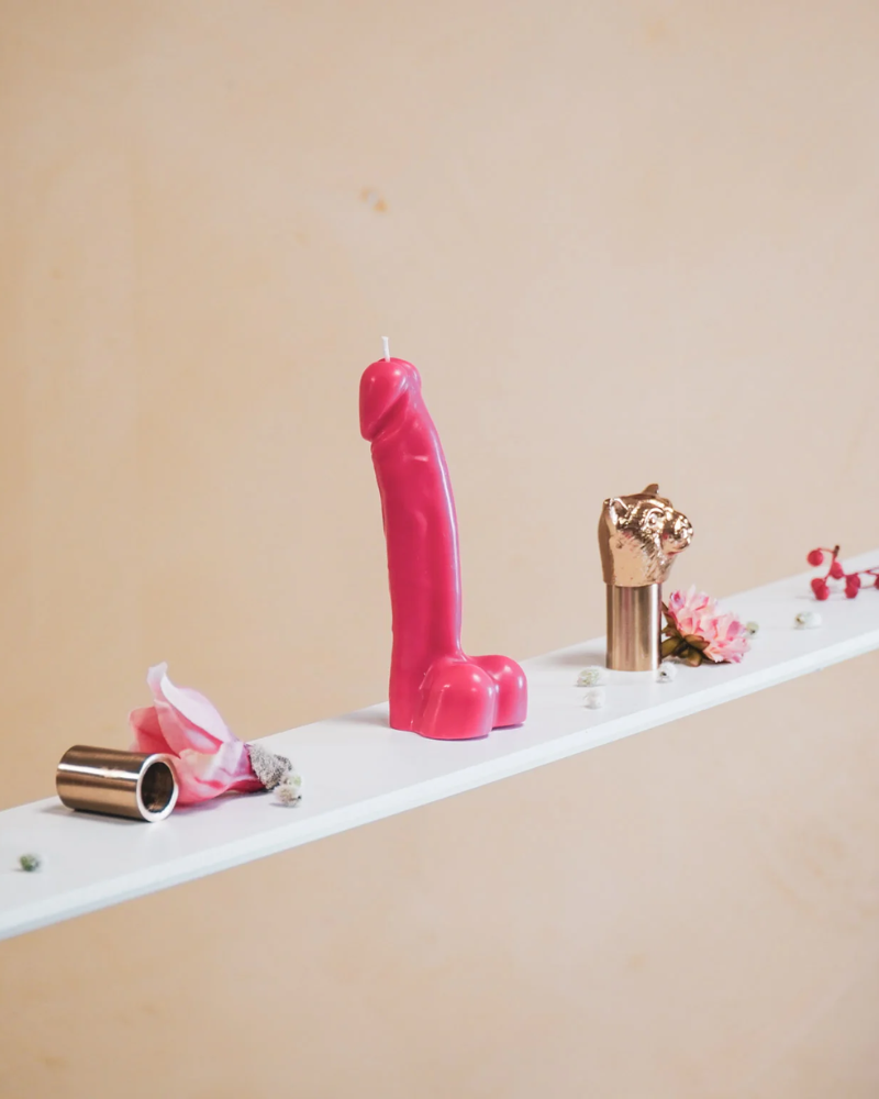 Dick Stick Candle Pink