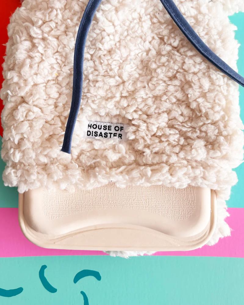 Bichon Frisé in Scarf Hot Water Bottle