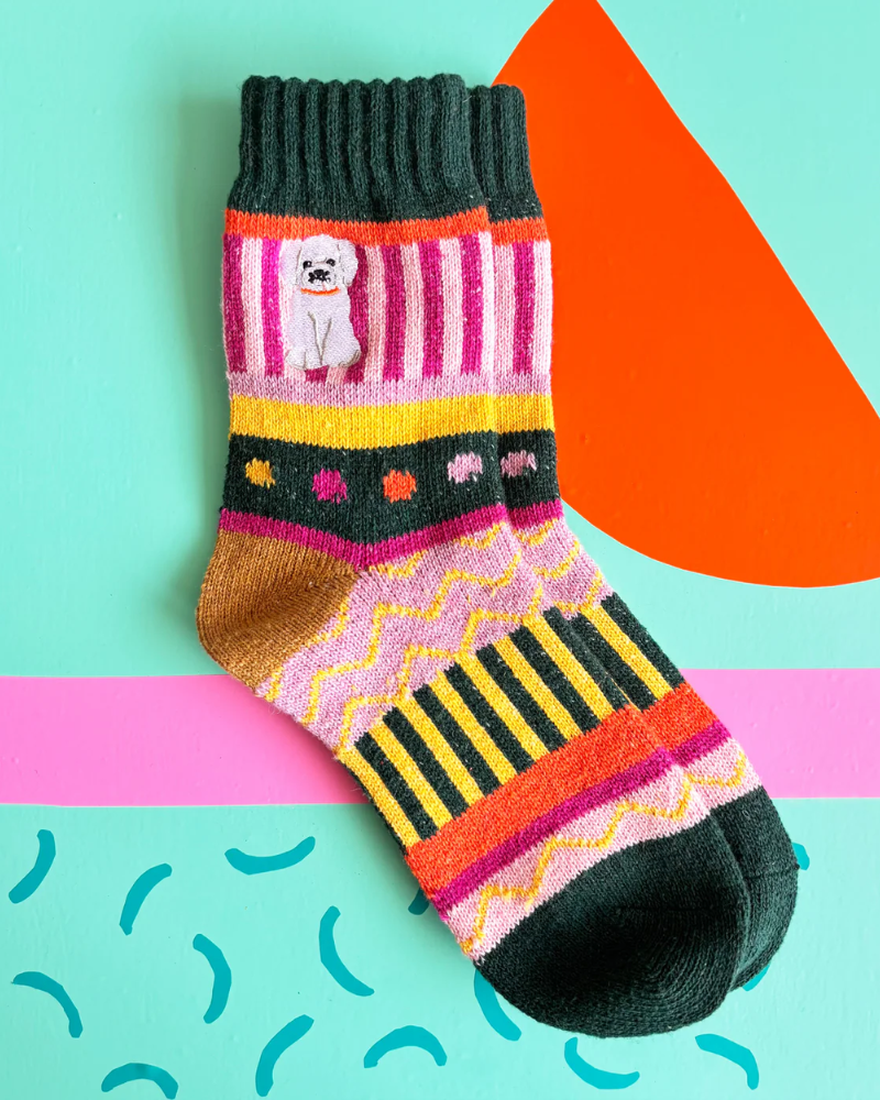 Dog House Fair Isle Socks