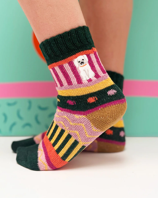 Dog House Fair Isle Socks