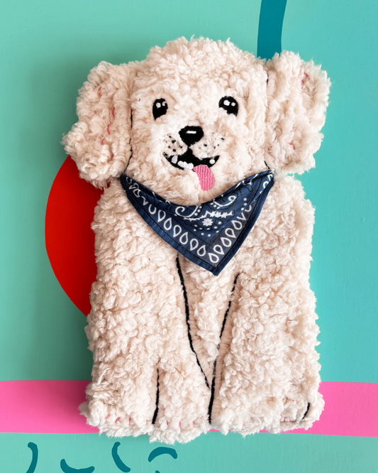 Bichon Frisé in Scarf Hot Water Bottle