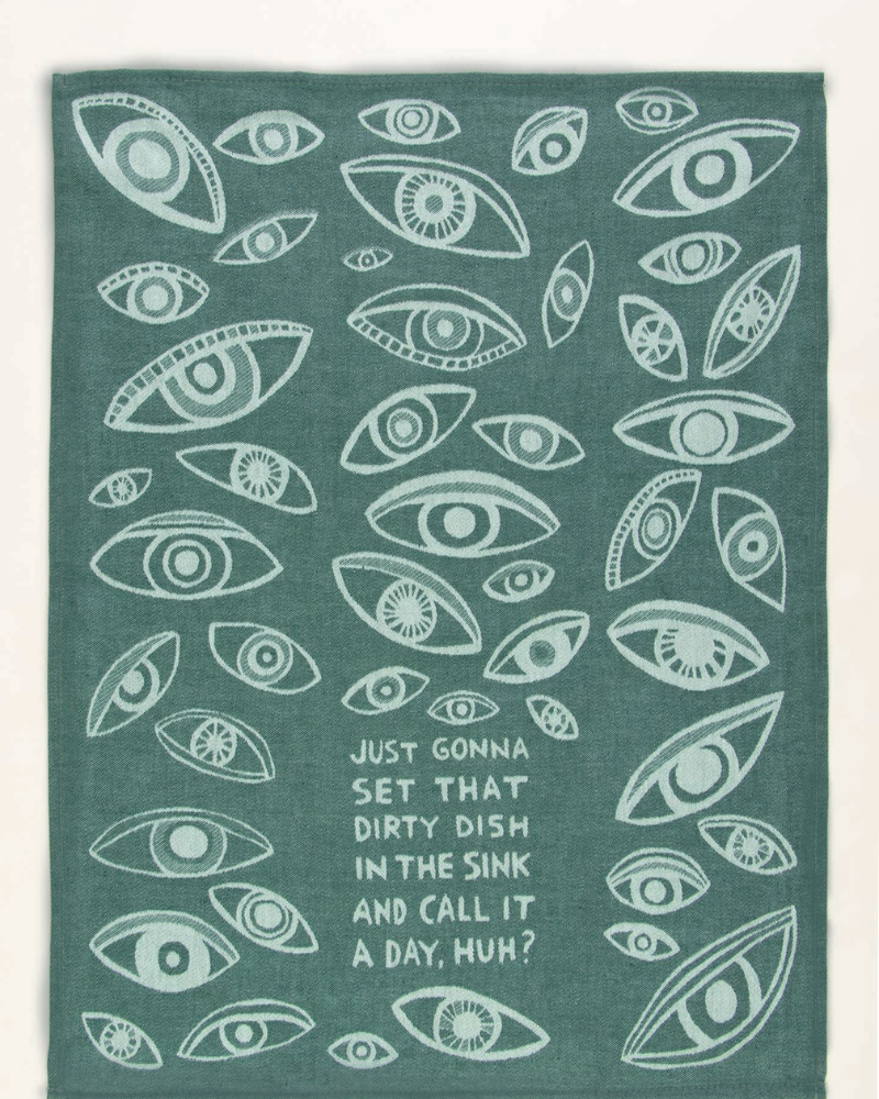 Dish In The Sink Kitchen Towel