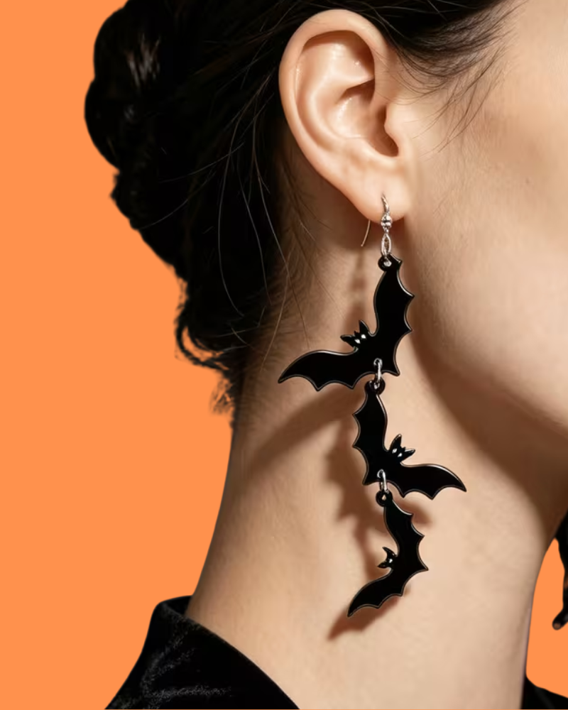 Bats Drop Earrings
