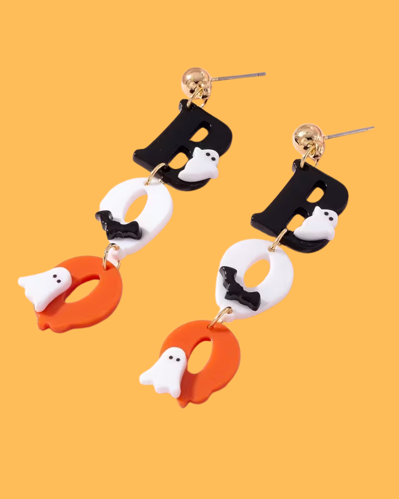 BOO! Ghost Drop Earrings