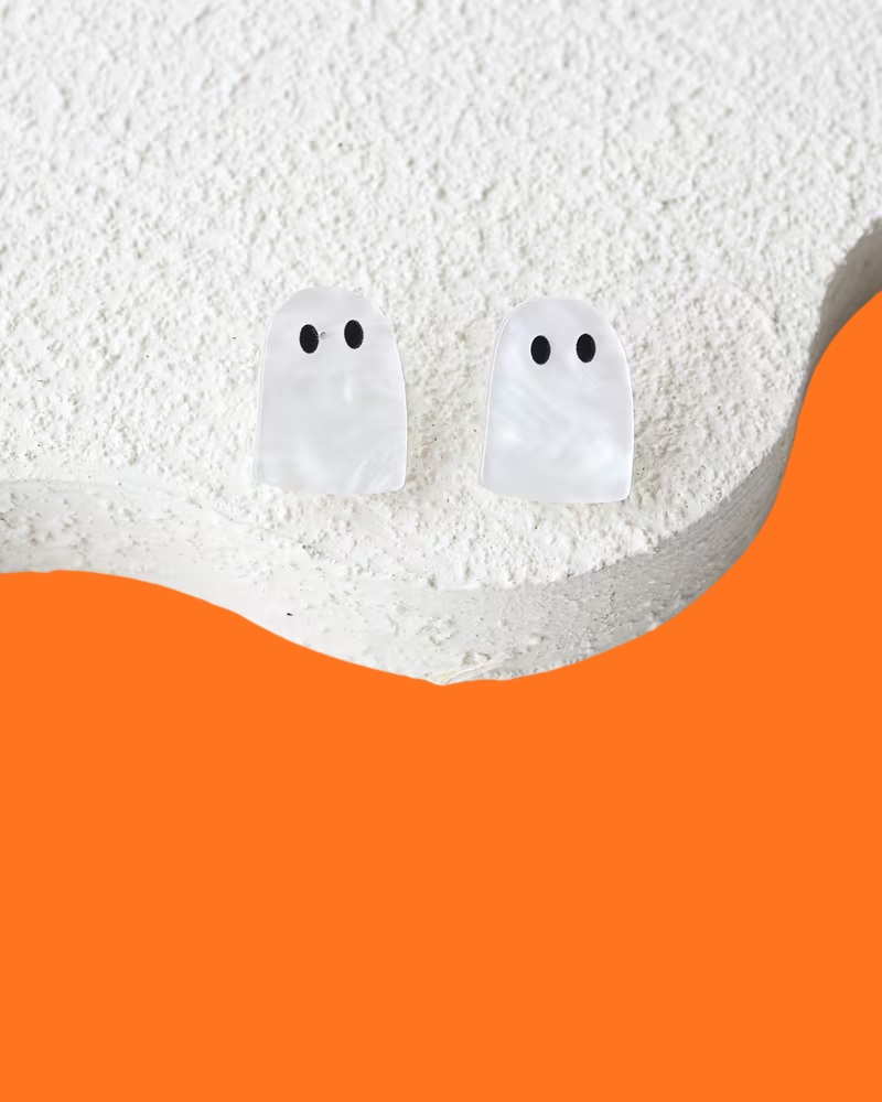 Friendly Ghost Stud Earrings