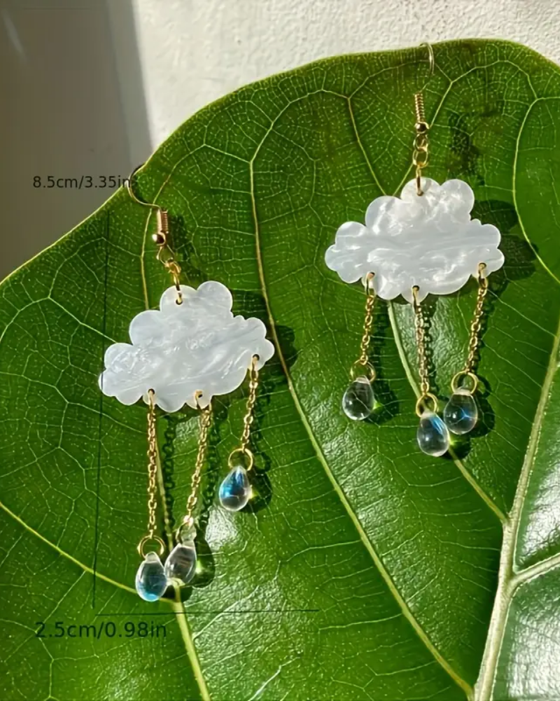 Raincloud Drop Earrings