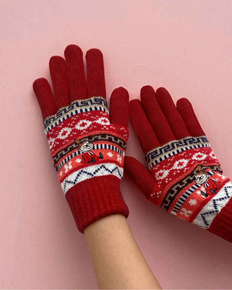 Moomin Little My Fair Isle Gloves