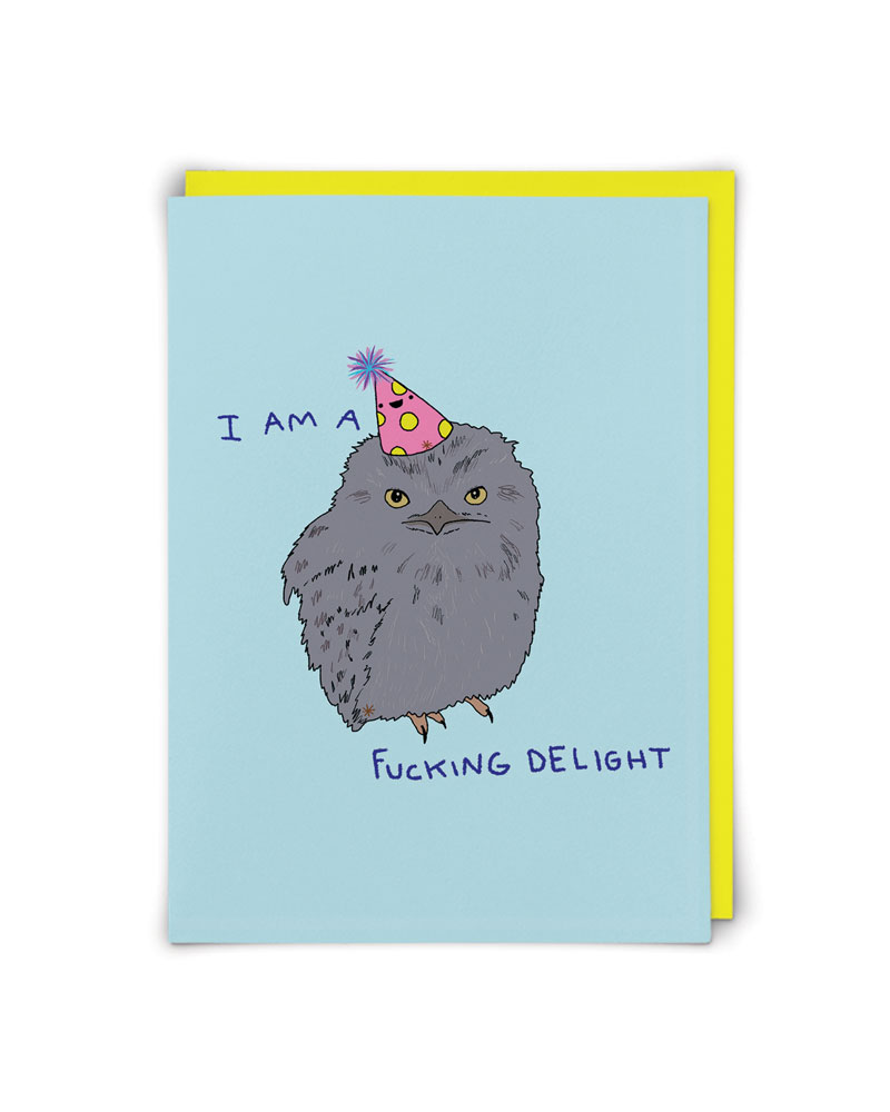 Fucking Delight Greeting Card