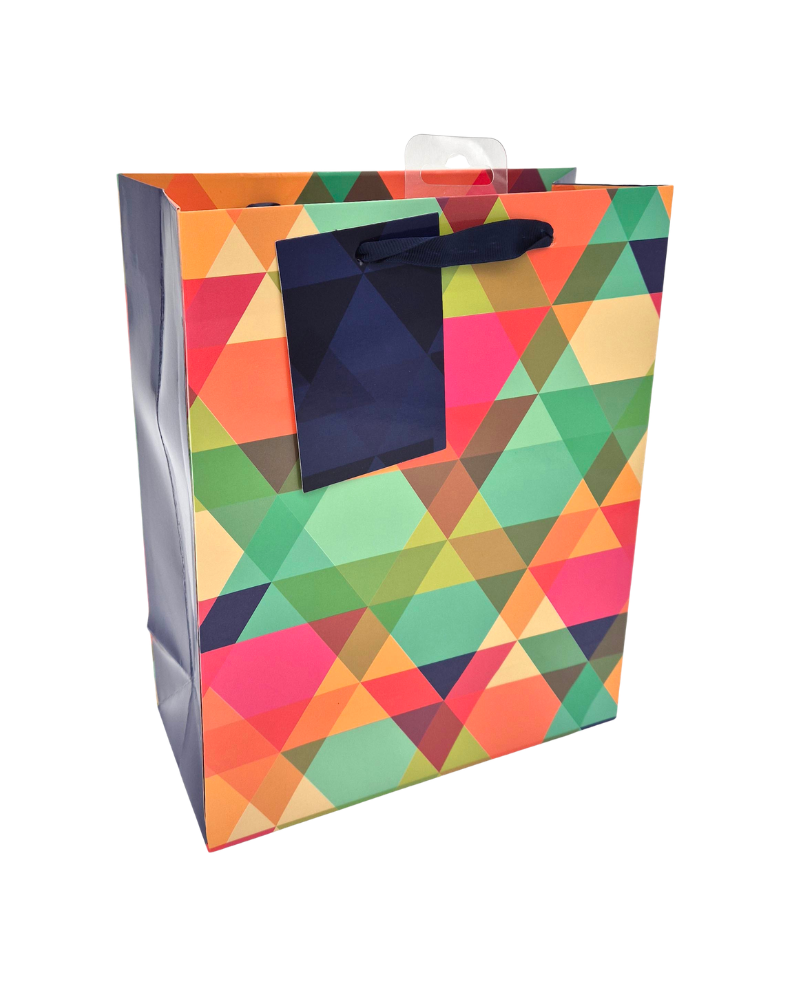 Geometric Design Gift Bag