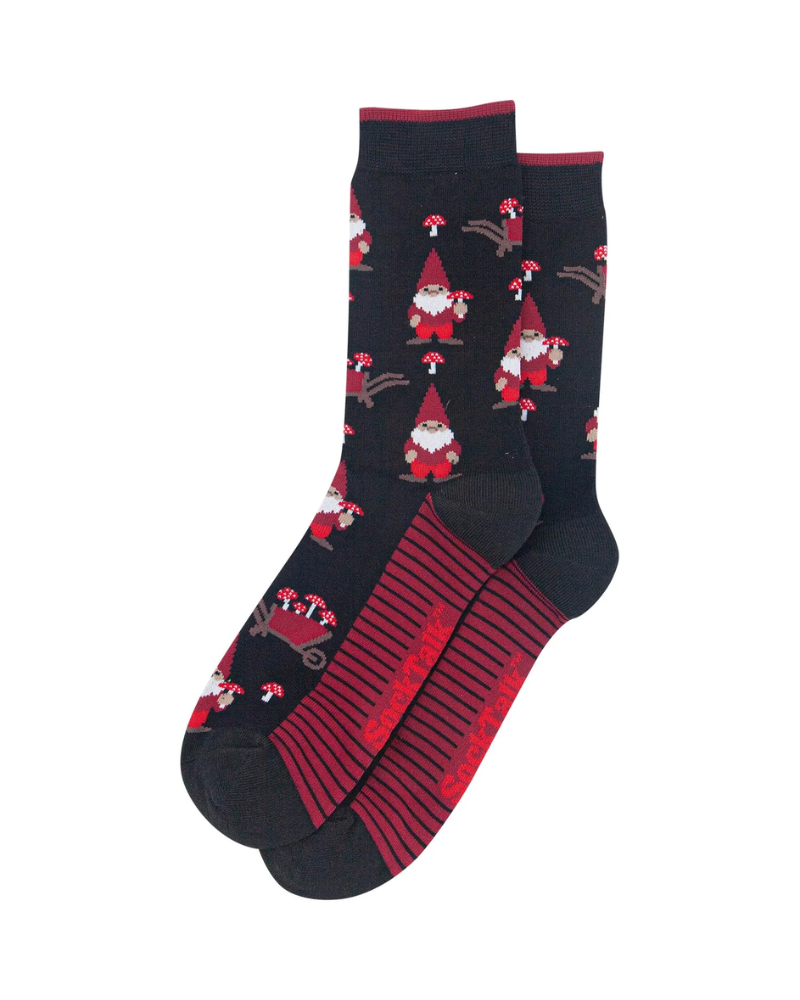 Gnome & Toadstool Unisex Bamboo Socks
