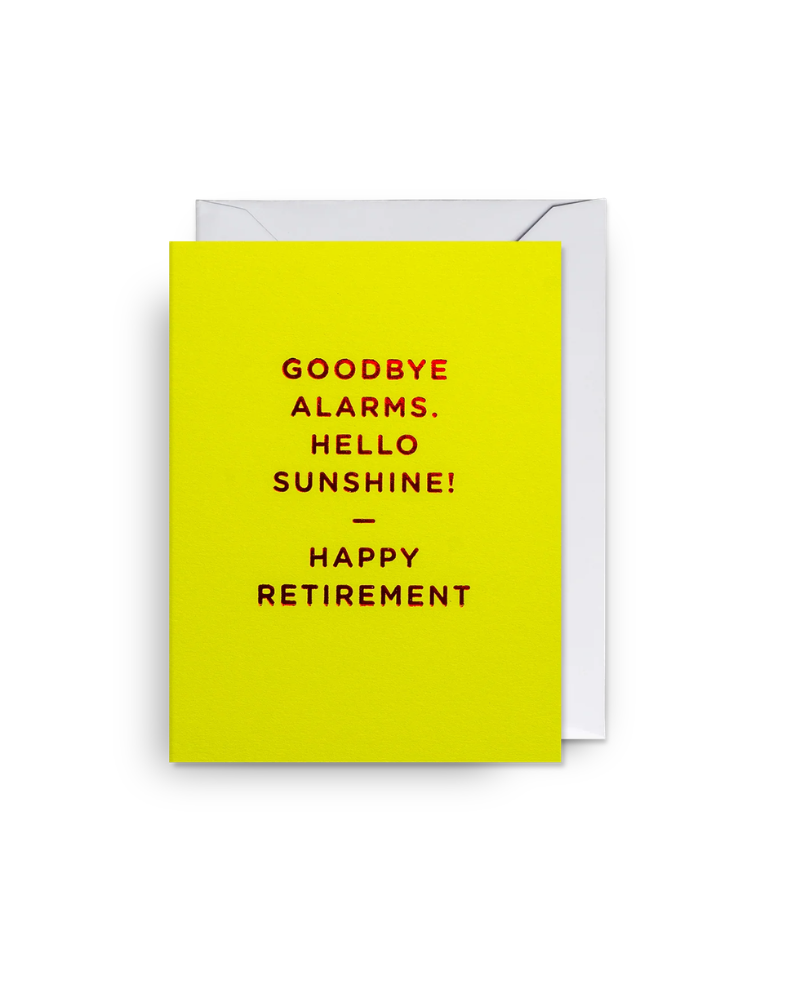 Happy Retirement Mini Greeting Card