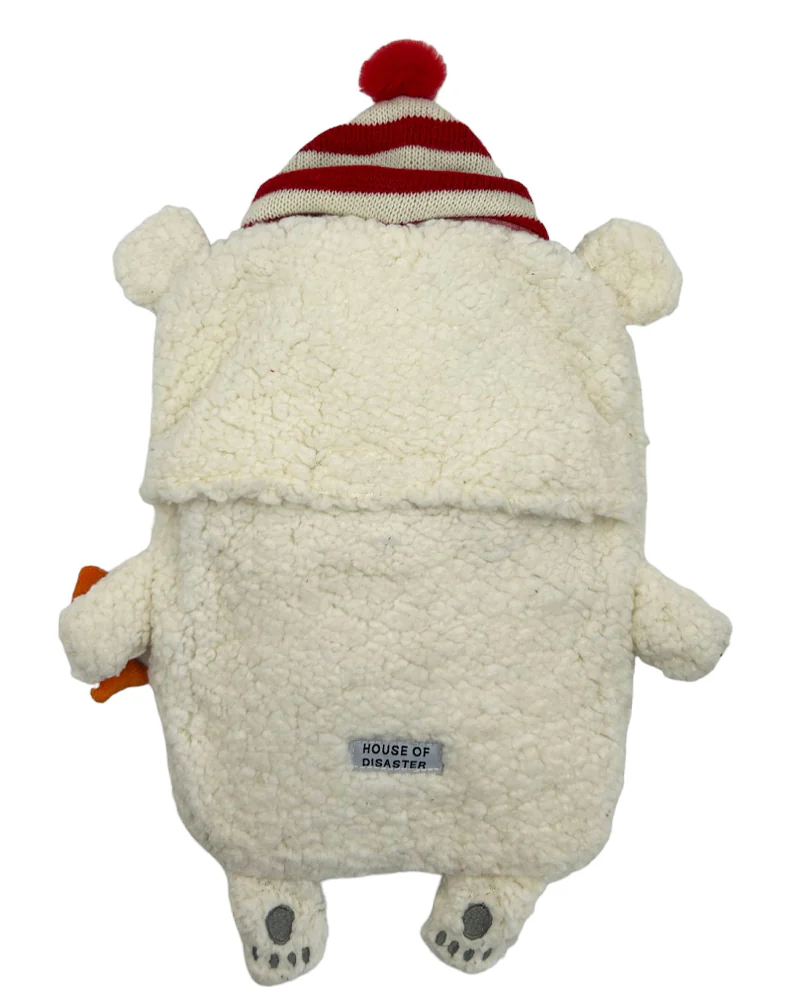 Polar Bear Goes Fishing Hot Water Bottle