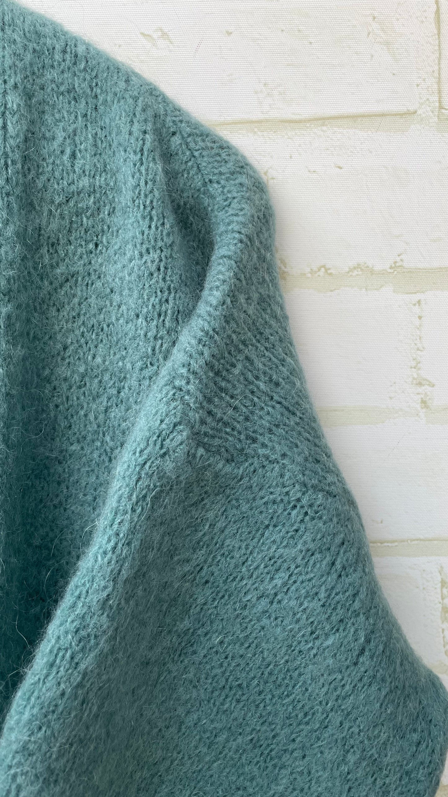 Mohair Cropped Sleeve Cardigan All Colours