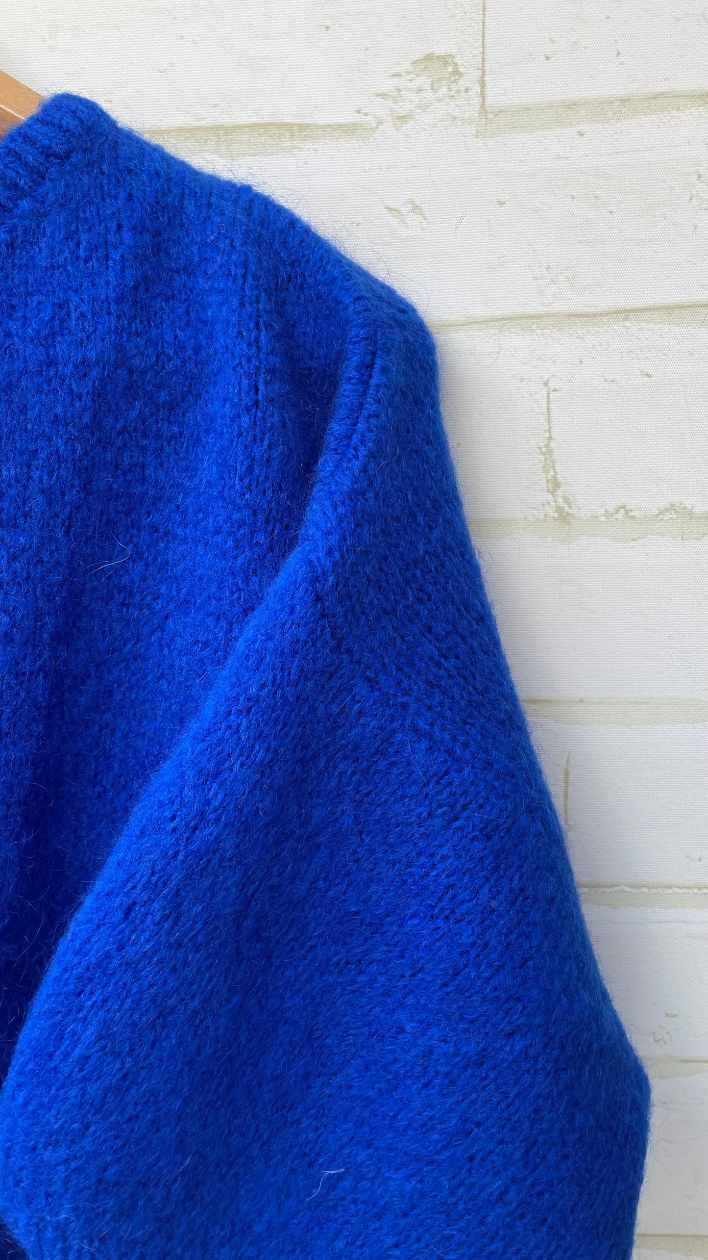 Mohair Cropped Sleeve Cardigan All Colours