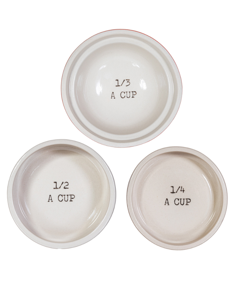 Red Mushroom Measuring Cups