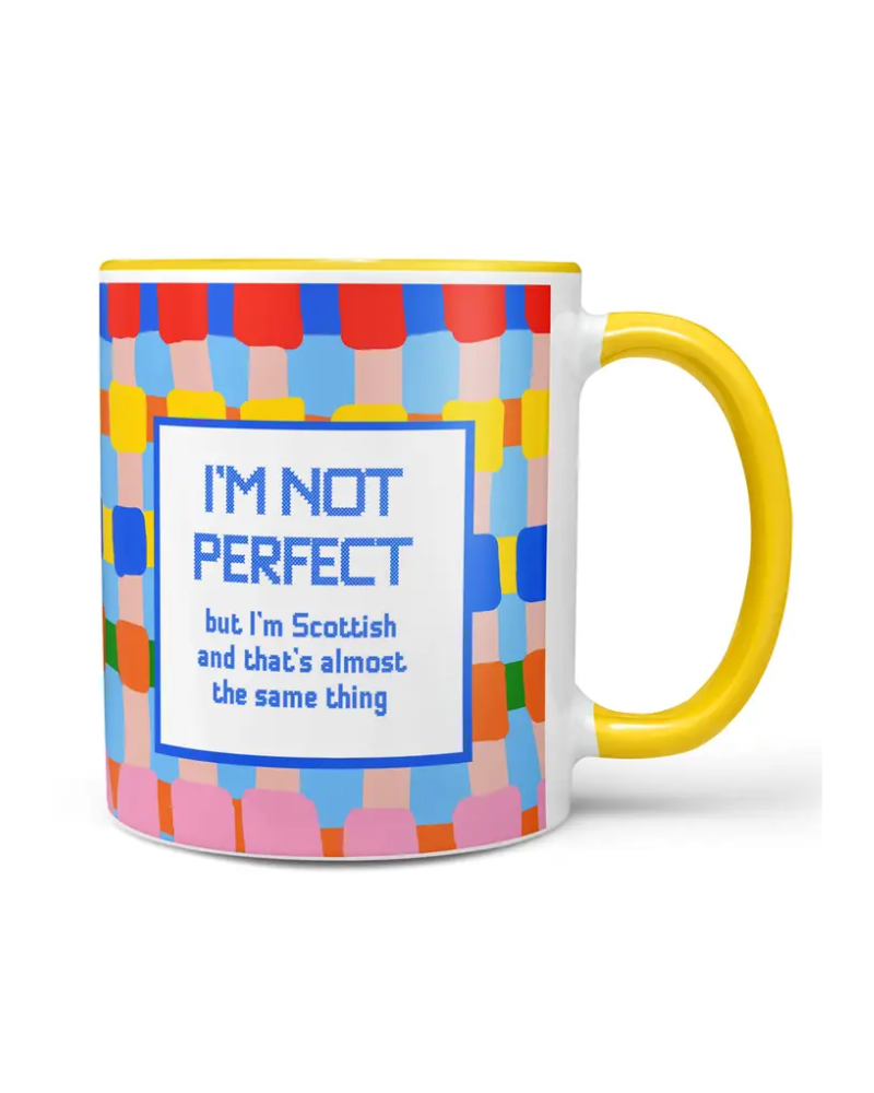 Perfectly Scottish Chunky Mug By Gillian Kyle