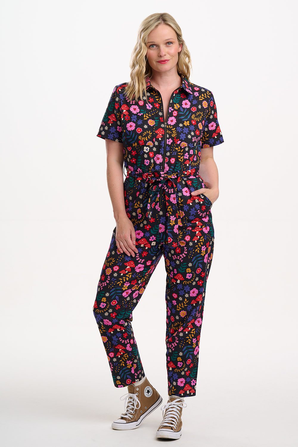 Billy Boilersuit In Toadstool Floral