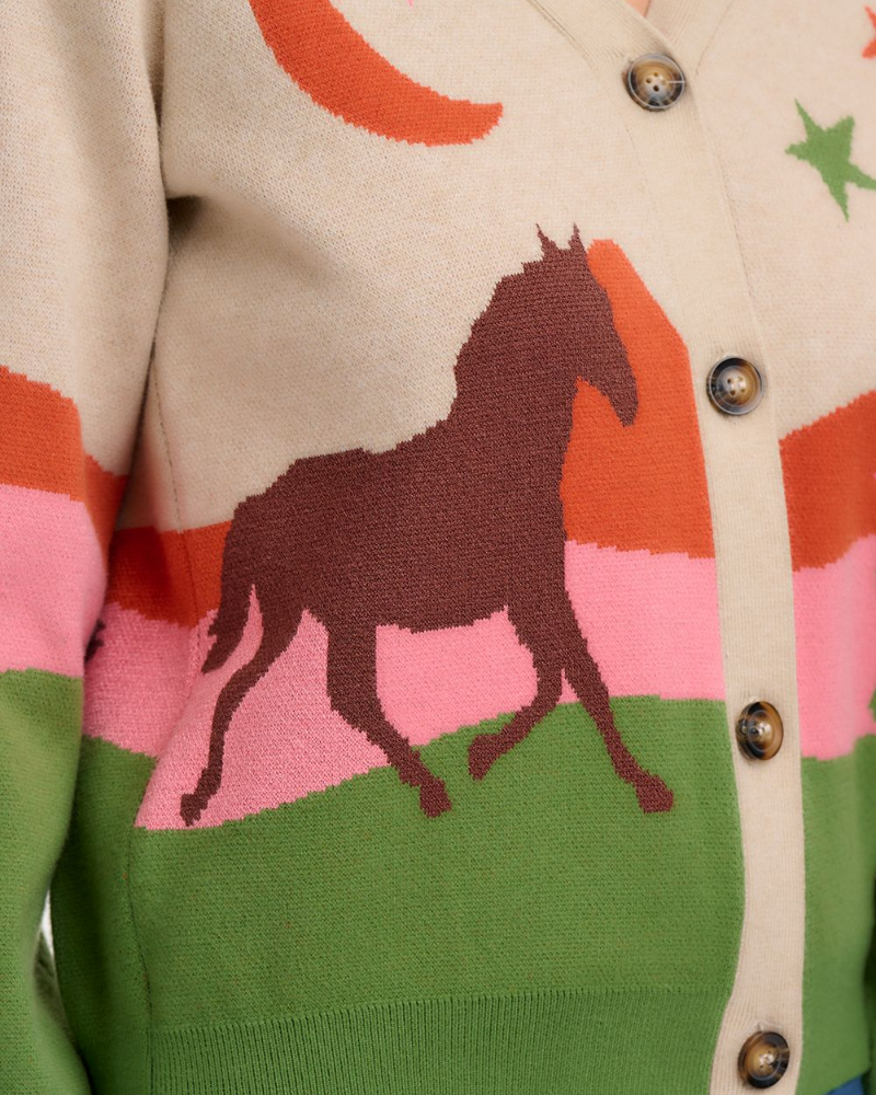 Adrian Desert Cowgirl Cardigan By Sugarhill Brighton