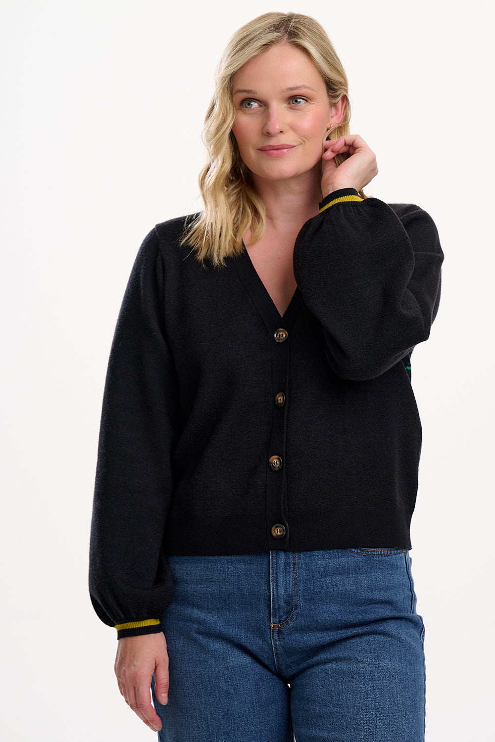 Adrian Cardigan In Snake Floral