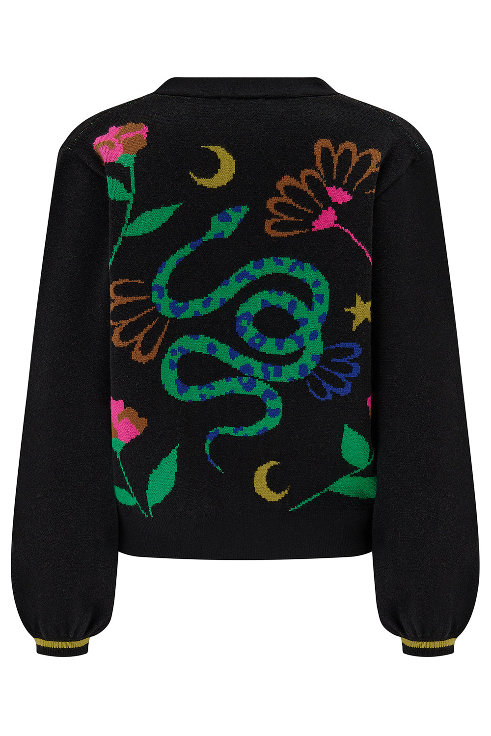 Adrian Cardigan In Snake Floral