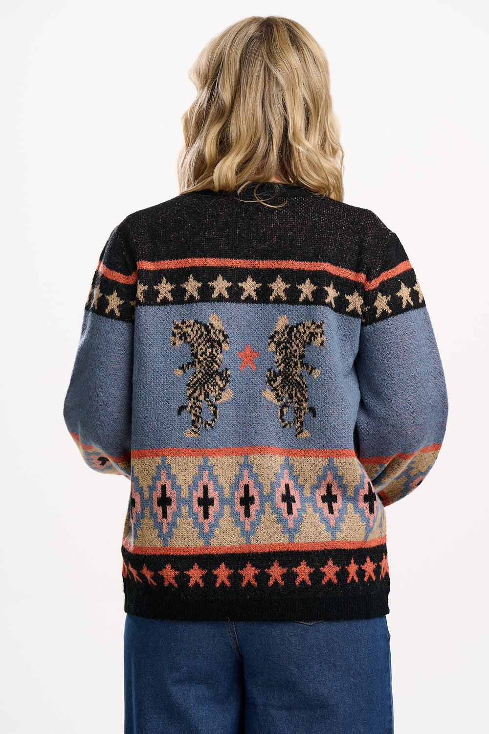 Yvette Cardigan In Climbing Tigers