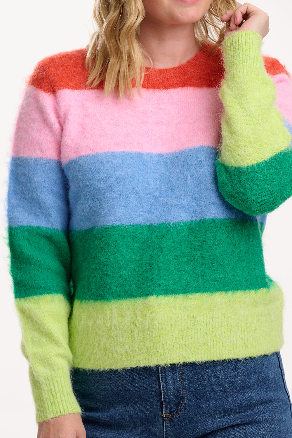 Dayna Rainbow Stripes Jumper