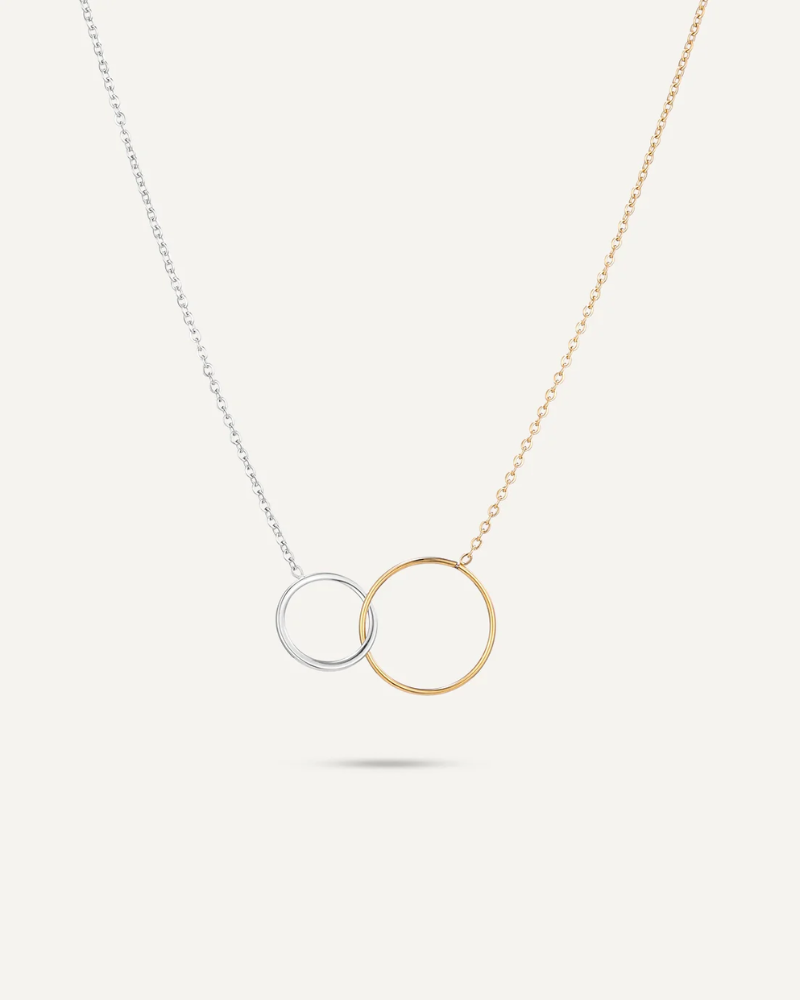 Lily Linked Circles Necklace