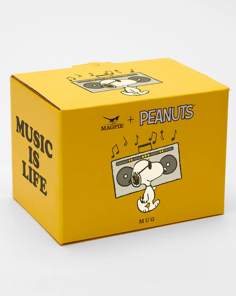 Peanuts Snoopy Music is Life Mug