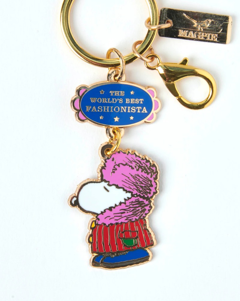 Peanuts Snoopy World's Best Fashionista Keyring