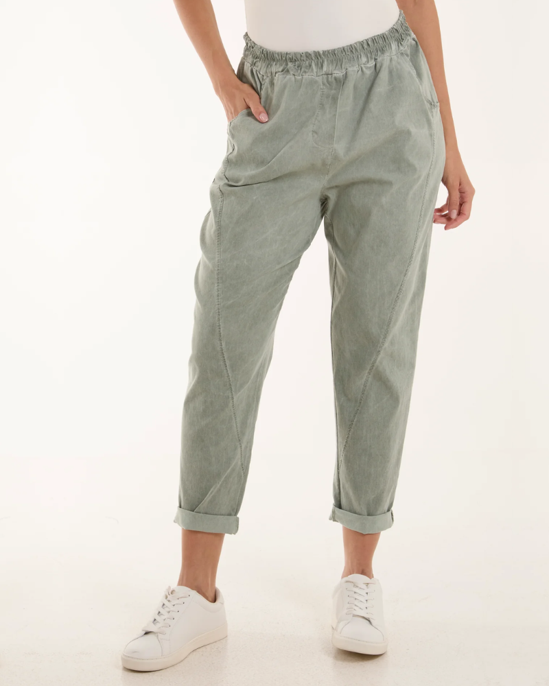 Magic Relaxed Unisex Trousers Khaki Wash