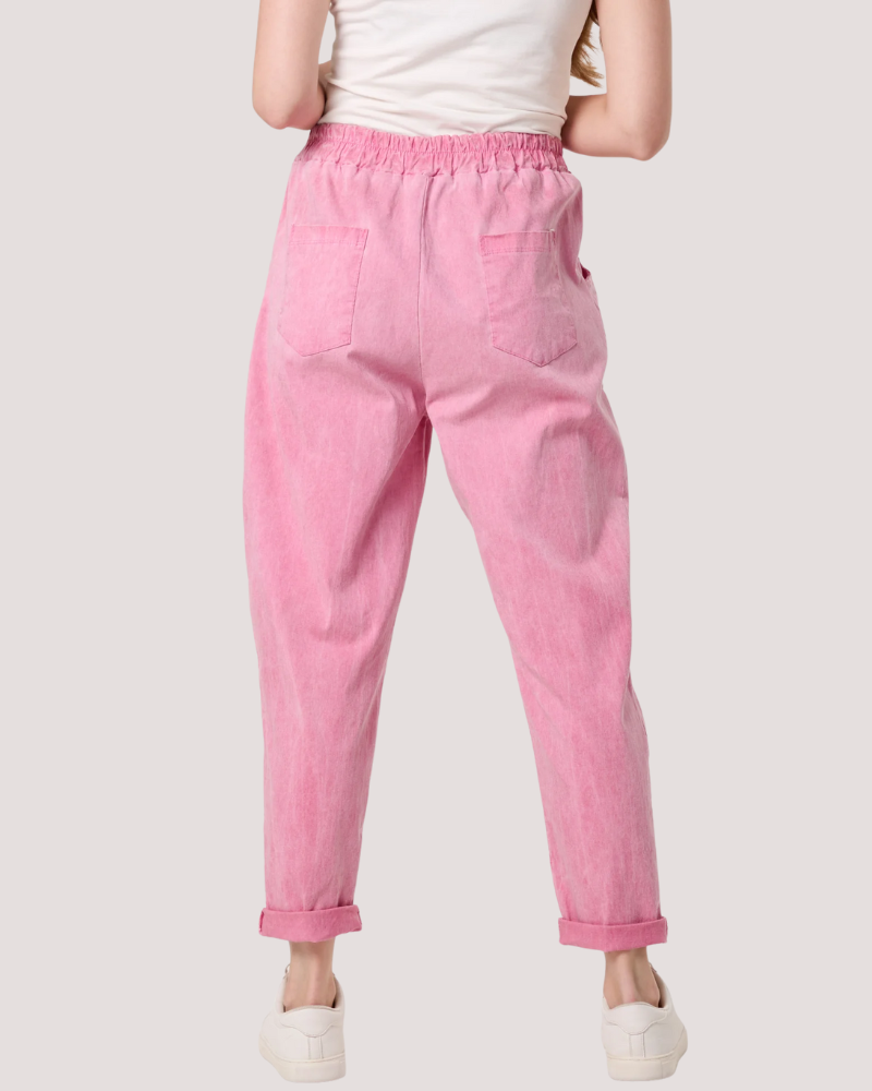 Magic Relaxed Unisex Trousers Pink