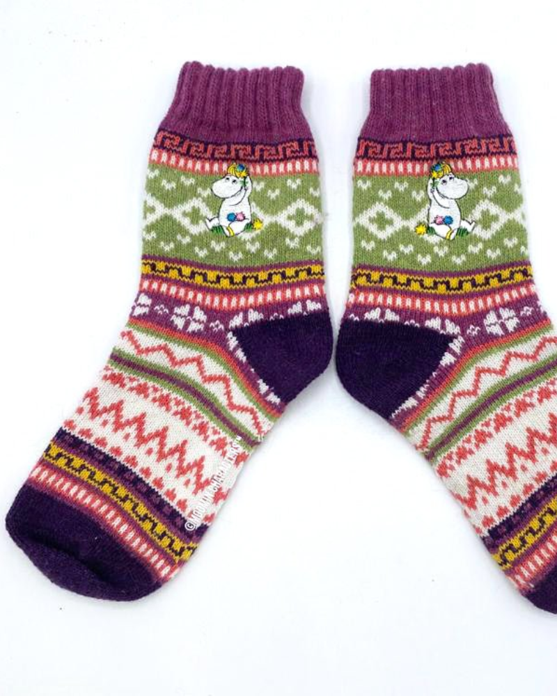 Moomin Fair Isle Snorkmaiden Socks