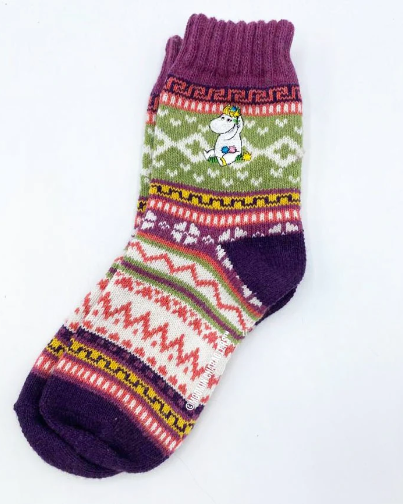 Moomin Fair Isle Snorkmaiden Socks