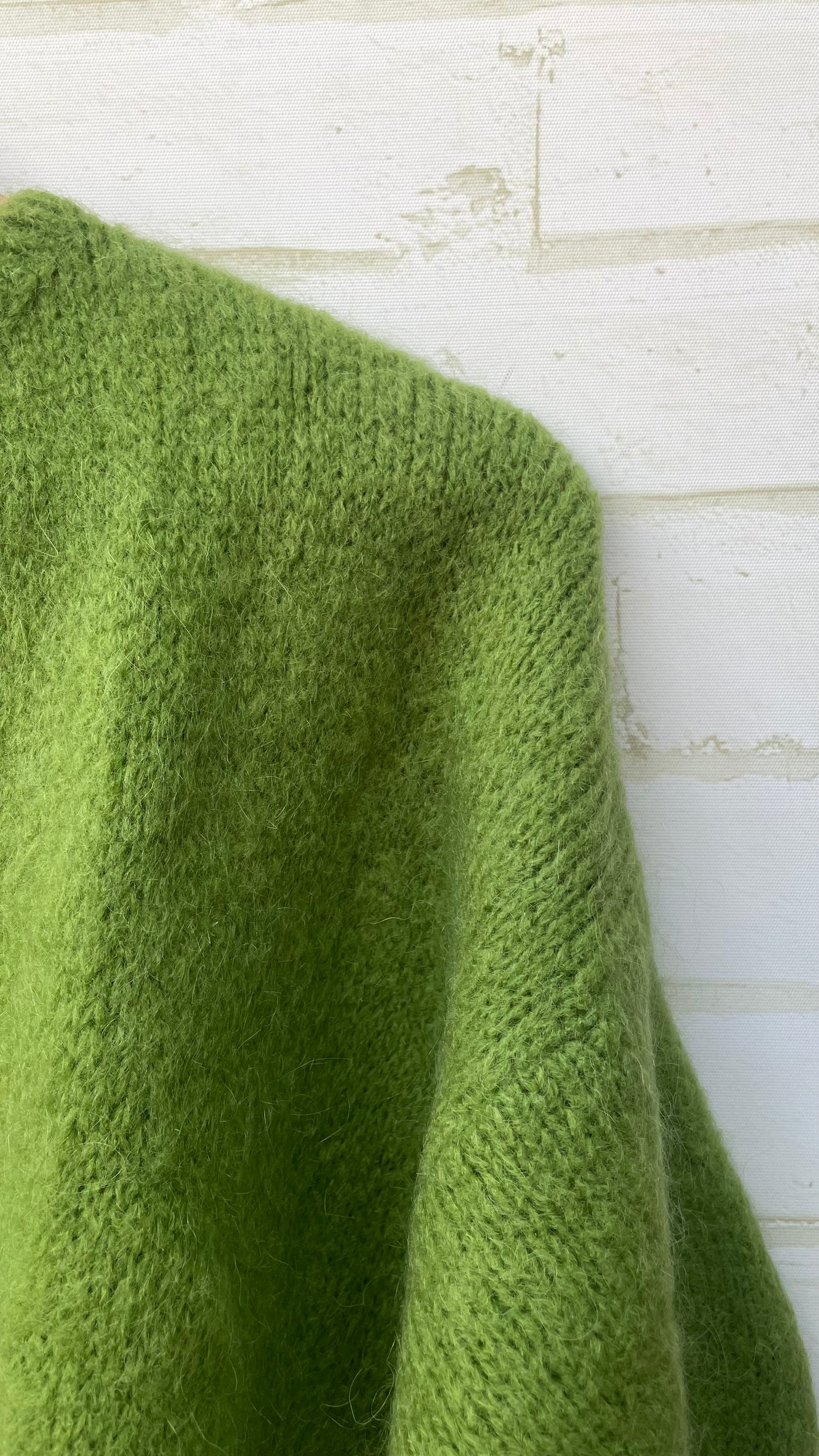 Mohair Cropped Sleeve Cardigan All Colours
