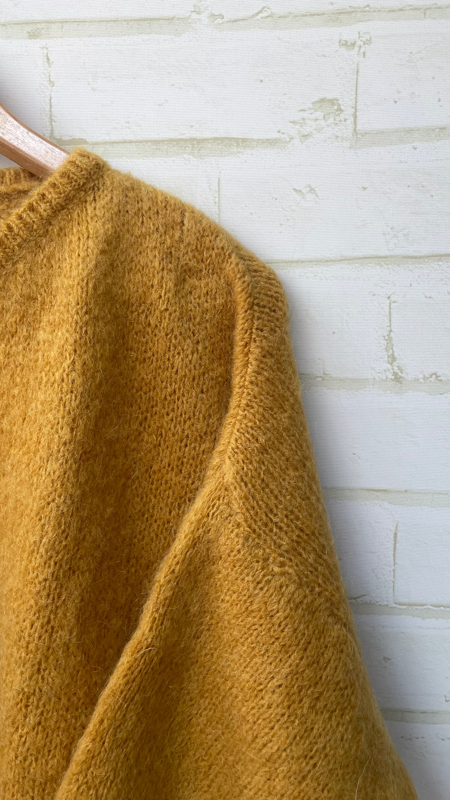 Mohair Cropped Sleeve Cardigan All Colours