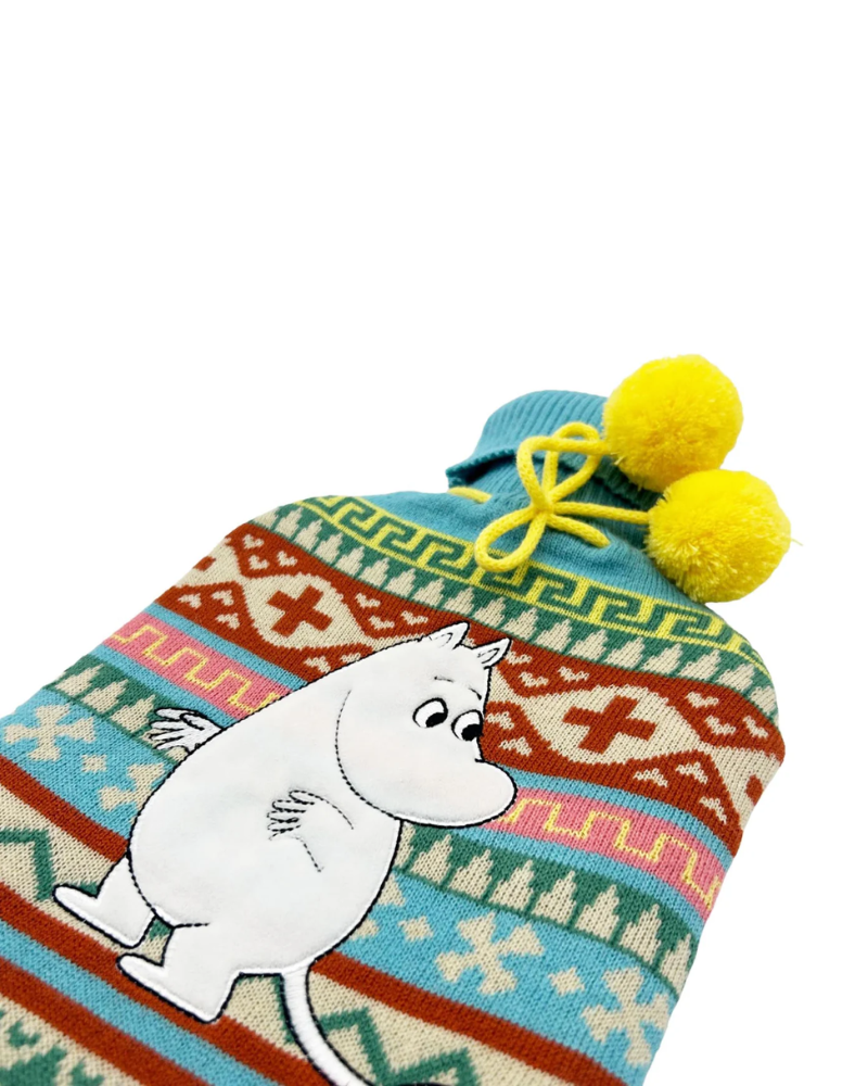 Moomin Fair Isle Knitted Hot Water Bottle