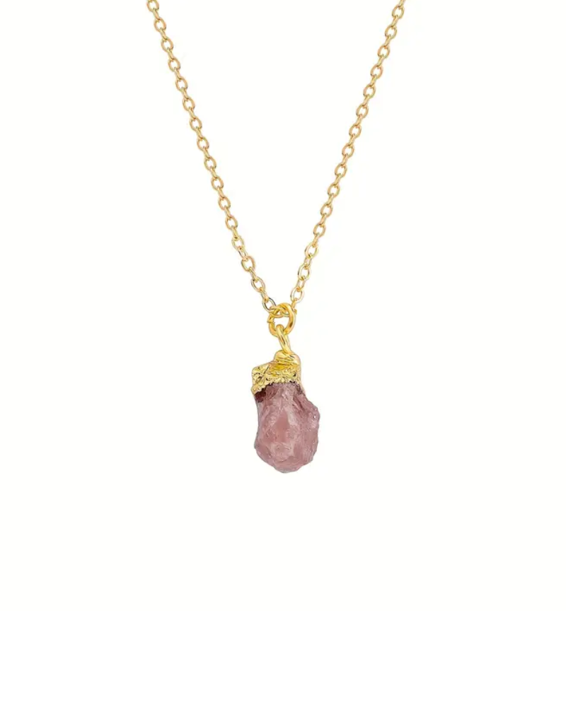 Natural Raw Gemstone Necklaces Assorted