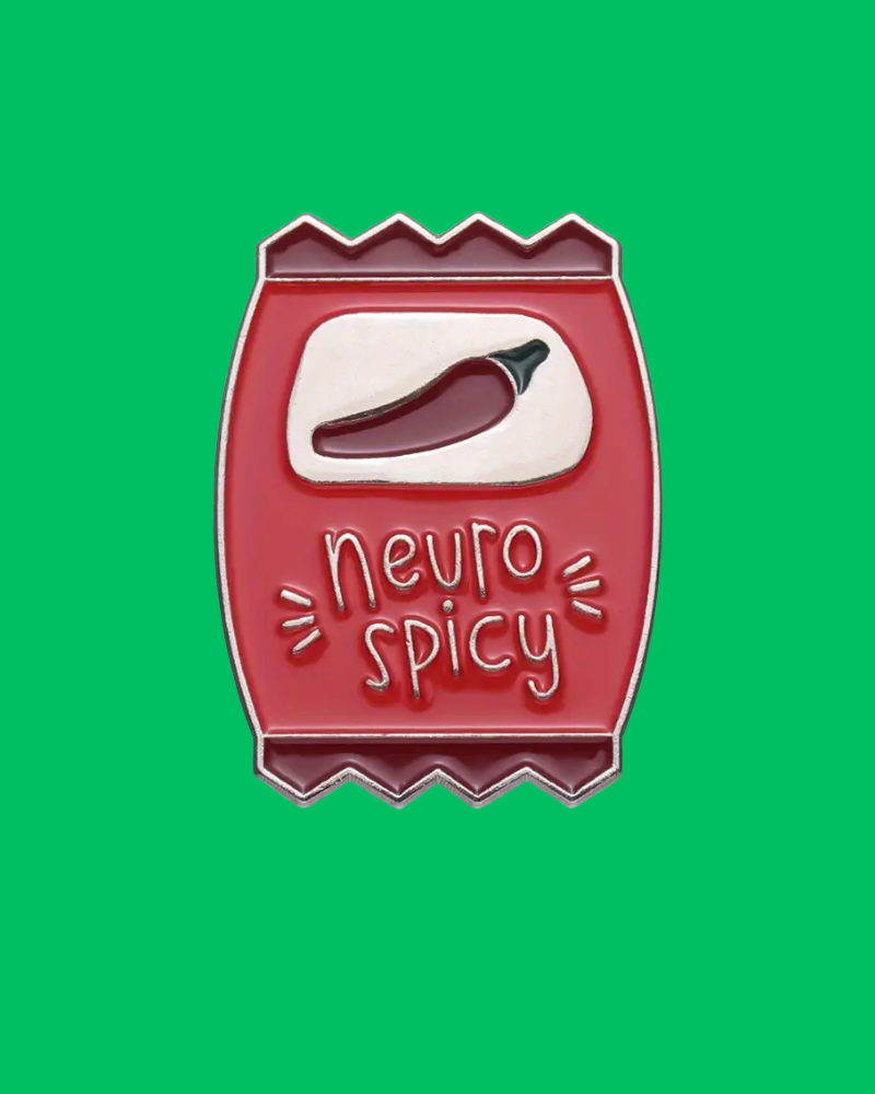 Neuro Spicy Enamel Pin Badge