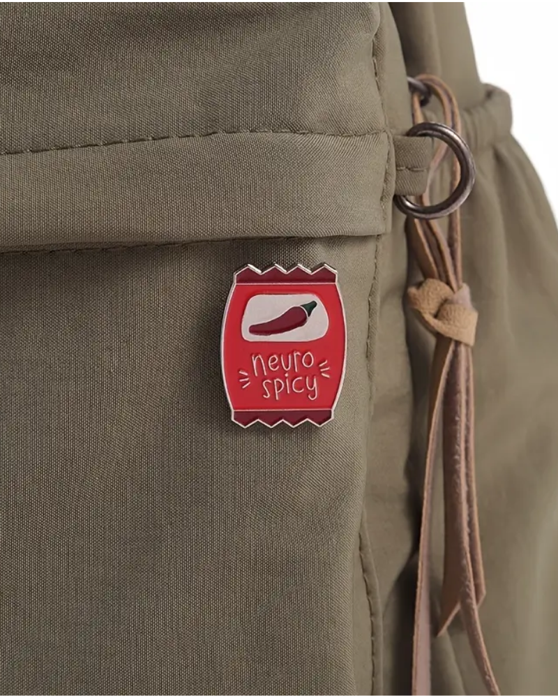 Neuro Spicy Enamel Pin Badge