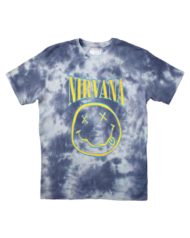 Nirvana Smiley Acid Wash Unisex T-Shirt