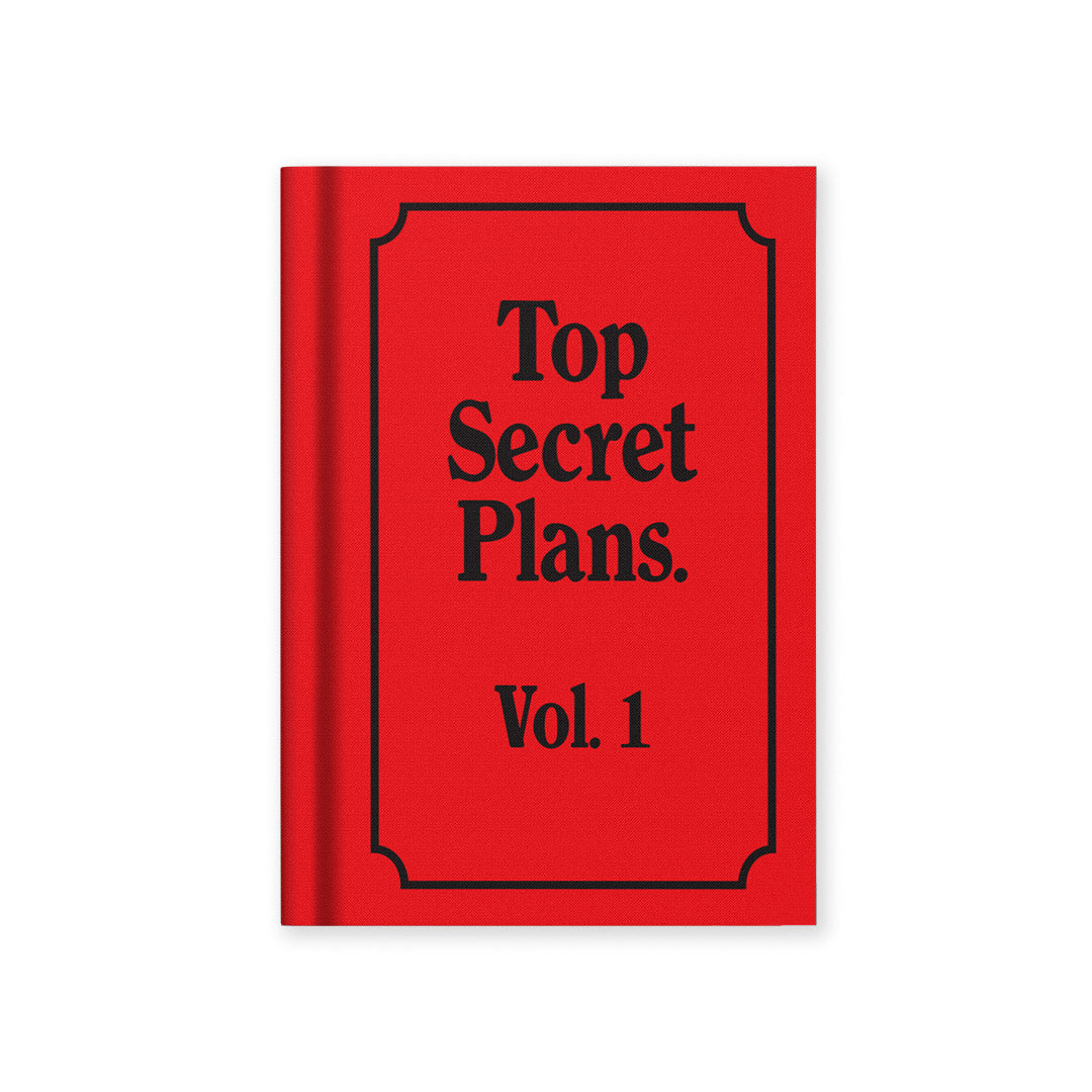Top Secret Plans Mini A7 Notebook