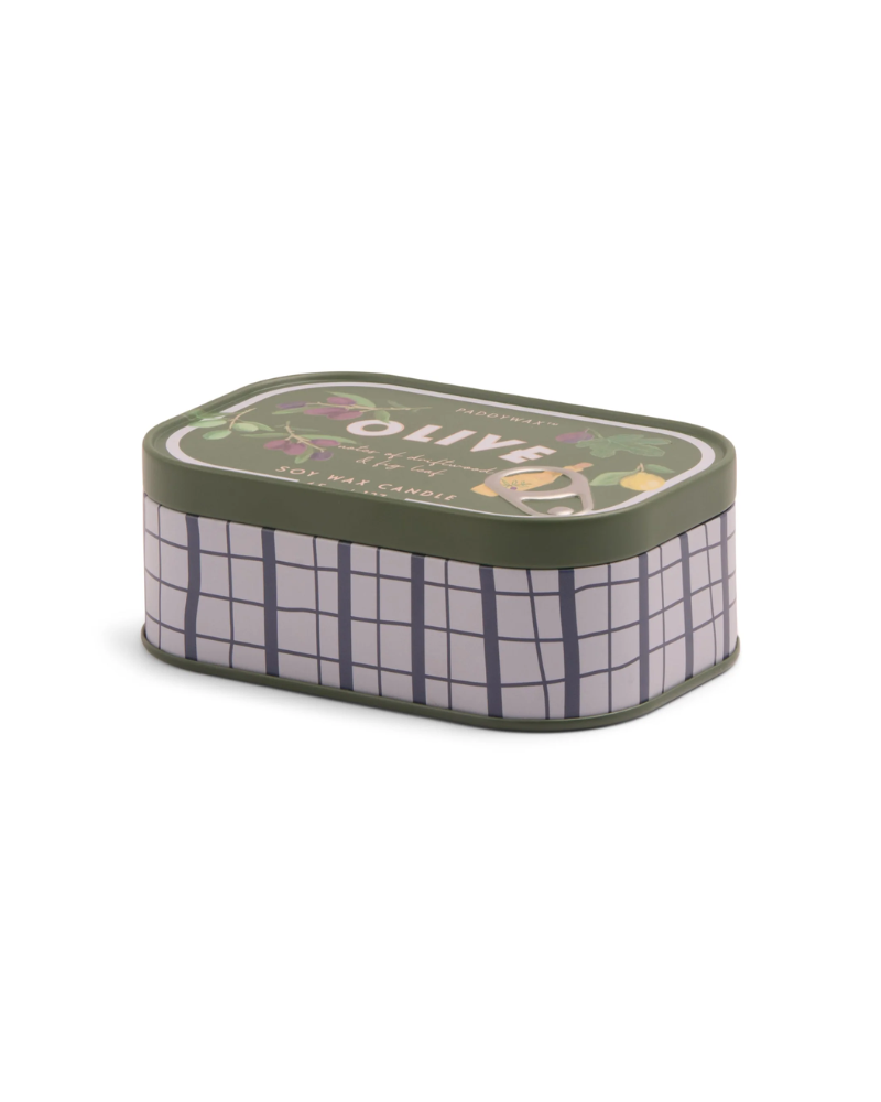 Olive Bistro Tin Candle Paddywax