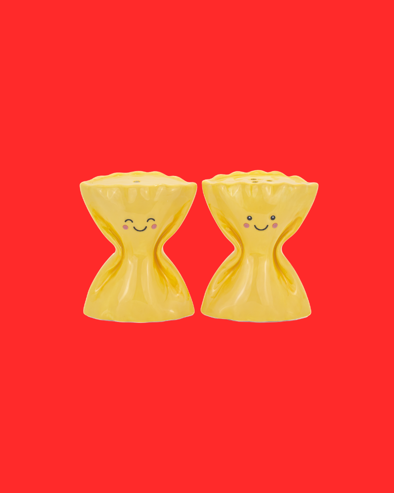 Pasta Farfalle Salt And Pepper Set
