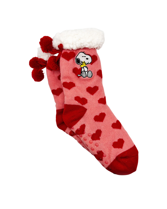 Peanuts Snoopy Love Slipper Socks